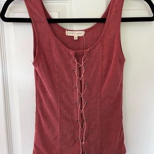 Ribbed Gilded Intent Tank Top